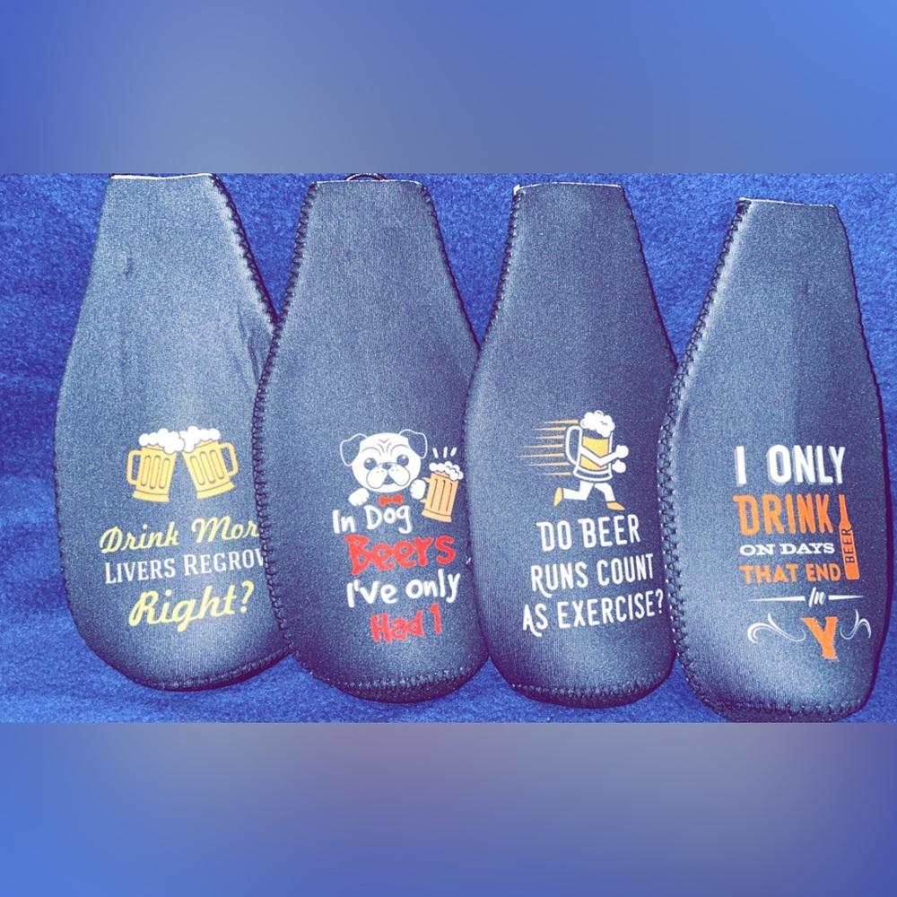 Funny beer bottle covers